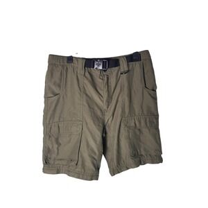 Boy Scouts Of America Shorts Youth XL Green Uniform Switchbacks Belted Cargo
